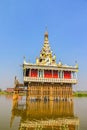 Pagoda in Inle lake, Myanmar. Royalty Free Stock Photo