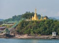 Pagoda on Kadan Kyun, Myanmar Royalty Free Stock Photo