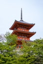 Pagoda of Kiyomizu-dera Temple.