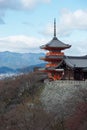 The pagoda at Kiyomizudera, Kyoto