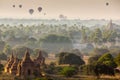 Pagoda landscape in Bagan Royalty Free Stock Photo