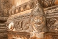 Pagoda landscape in the plain of Bagan Royalty Free Stock Photo