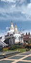 Pagoda at lembang west java Royalty Free Stock Photo