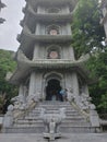 Pagoda at Marble mountain in Da Nang, Vietnam