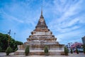 Pagoda at Phra Si Rattana Mahathat temple, Phitsanulok, Thailand . Beautiful of historic city at Buddhism temple