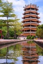 Pagoda and Reflections