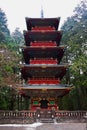 Pagoda at Rinnoji Temple Royalty Free Stock Photo