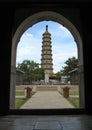 Pagoda in ROYAL GARDEN IN CHINA Royalty Free Stock Photo