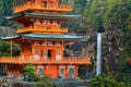Pagoda of Seiganto-ji Temple at Nachi Katsuura Royalty Free Stock Photo