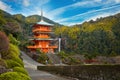 Pagoda of Seiganto-ji Temple at Nachi Katsuura Royalty Free Stock Photo