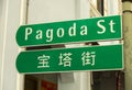 Pagoda Street in SIngapore Royalty Free Stock Photo