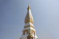 Pagoda or Stupa of Wat Phra That Phanom temple for foreign traveler and thai people travel visit and respect praying relic legend