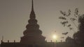 Pagoda sunrise Thailand
