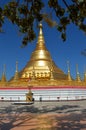 Pagoda in Tachileik, Myanmar Royalty Free Stock Photo