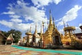 Pagoda at Thai temple, Wat Phra Borommathat