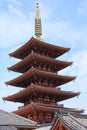 Pagoda Tower in Asakusa Japan