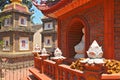 Pagoda of Tran Quoc Temple in Hanoi, Vietnam Royalty Free Stock Photo