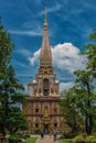 Pagoda in Wat Chalong or Chaitharam Temple