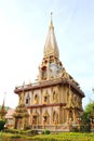 Pagoda in Wat Chalong or Chaitharam Temple
