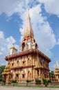 Pagoda in wat chalong phuket