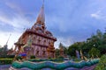 Pagoda in wat chalong phuket