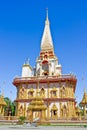 Pagoda in wat Chalong, Phuket, Thailand