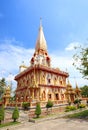 Pagoda Wat Chalong temple in Phuket