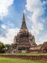 Pagoda of Wat Phra Si Sanphet temple in Ayutthaya Historical Park, Thailand