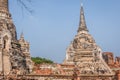 Pagoda at wat phra sri sanphet temple, Ayutthaya, Thailand Royalty Free Stock Photo