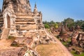 Pagoda at wat phra sri sanphet temple, Ayutthaya, Thailand Royalty Free Stock Photo