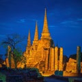 Pagoda at Wat Phra Sri Sanphet Temple is world heritage.