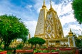 Pagoda at Wat Phrathat Nong Bua Temple in Ubon Ratchathani,Thailand Public Domain