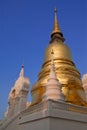 Pagoda in Wat Saun Dork, Chiang Mai, Thailand Royalty Free Stock Photo