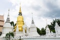 Pagoda at Wat Suan Dok in Chiang Mai, Thailand Royalty Free Stock Photo