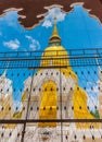 pagoda at wat Suan dok,Chiang Mai, Thailand Royalty Free Stock Photo