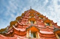 Pagoda in Wat Thamsua temple,Thailand Royalty Free Stock Photo