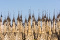 Pagodas at Kakku in Myanmar Royalty Free Stock Photo