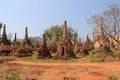 Pagodas of Shwe Indein 5 Royalty Free Stock Photo