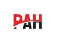 PAH Letter Initial Logo Design Vector Illustration