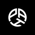 PAH letter logo design on black background. PAH creative initials letter logo concept. PAH letter design