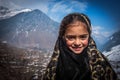 Unidentified Kashmiri girl, near Betab Valley, Pahalgam, Kashmir, India