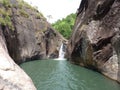 Pahanthudawa Waterfall,Balangoda,Sri lanka Royalty Free Stock Photo