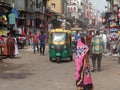 Paharganj, the Main Bazar of New Delhi, India