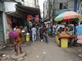 Paharganj, the Main Bazar of New Delhi, India