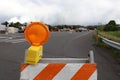 Pahoa, Hawaii, United States, June 5 2018: Because of a volcanic eruption of the volcano Kilauea closed road in Pahoa.