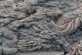 Pahoehoe Lava in close up