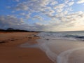 Pahohaku Beach at Dusk Royalty Free Stock Photo