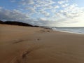 Pahohaku Beach at Dusk Royalty Free Stock Photo