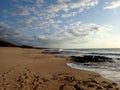 Pahohaku Beach: A Rocky Paradise on Molokai, Hawaii Royalty Free Stock Photo