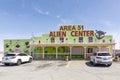 Area 51 Alien Center convience store and gas station on highway from Vegas to Death Valley with alien decor